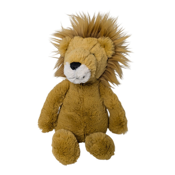 Jellycat London Bashful Lion Plush Toy Stuffed Animal Golden Brown Medium 12 In - Picture 1 of 7